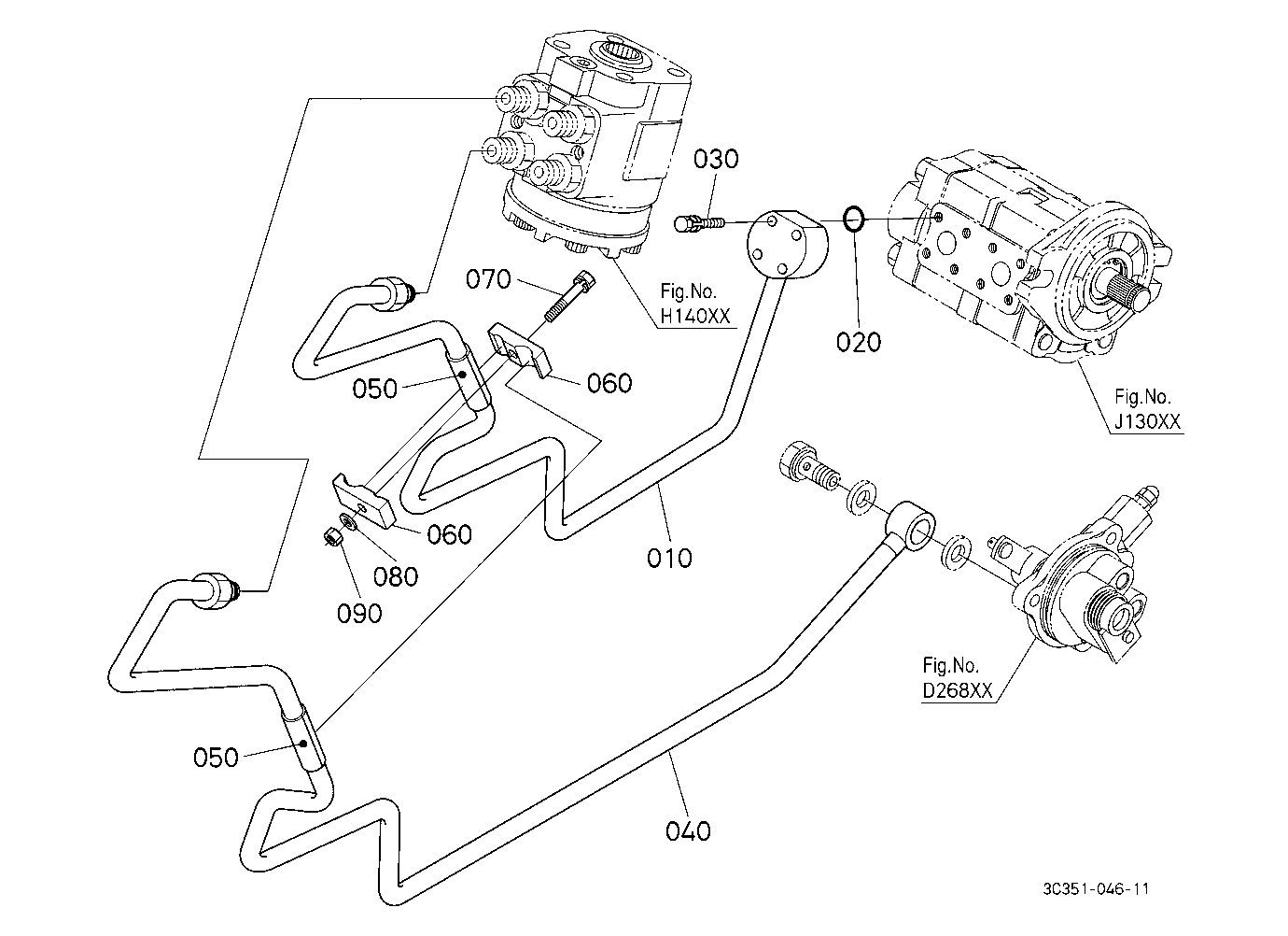 Hydraulic Oil Line (Steering/Pto)
