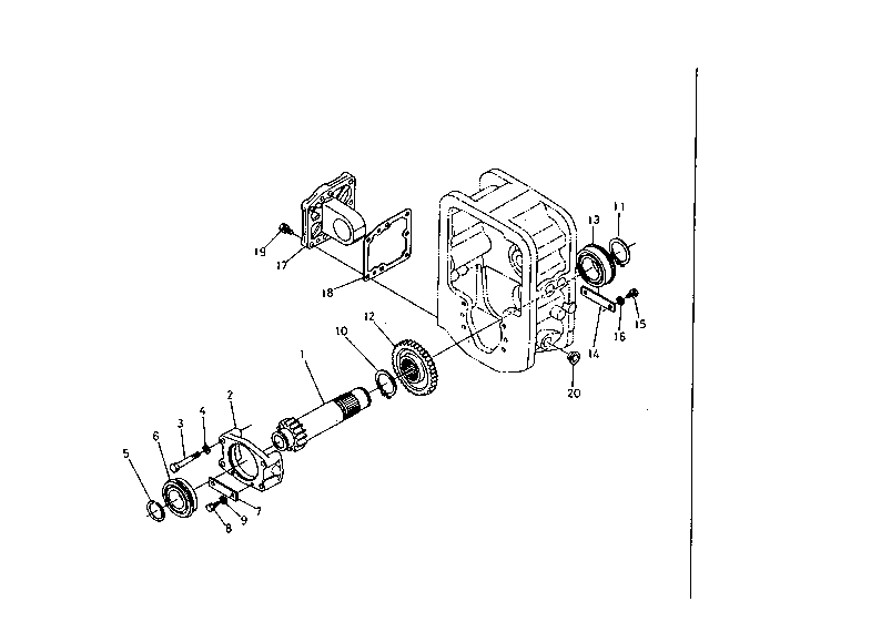 Sub Speed Change Gear Shaft 2