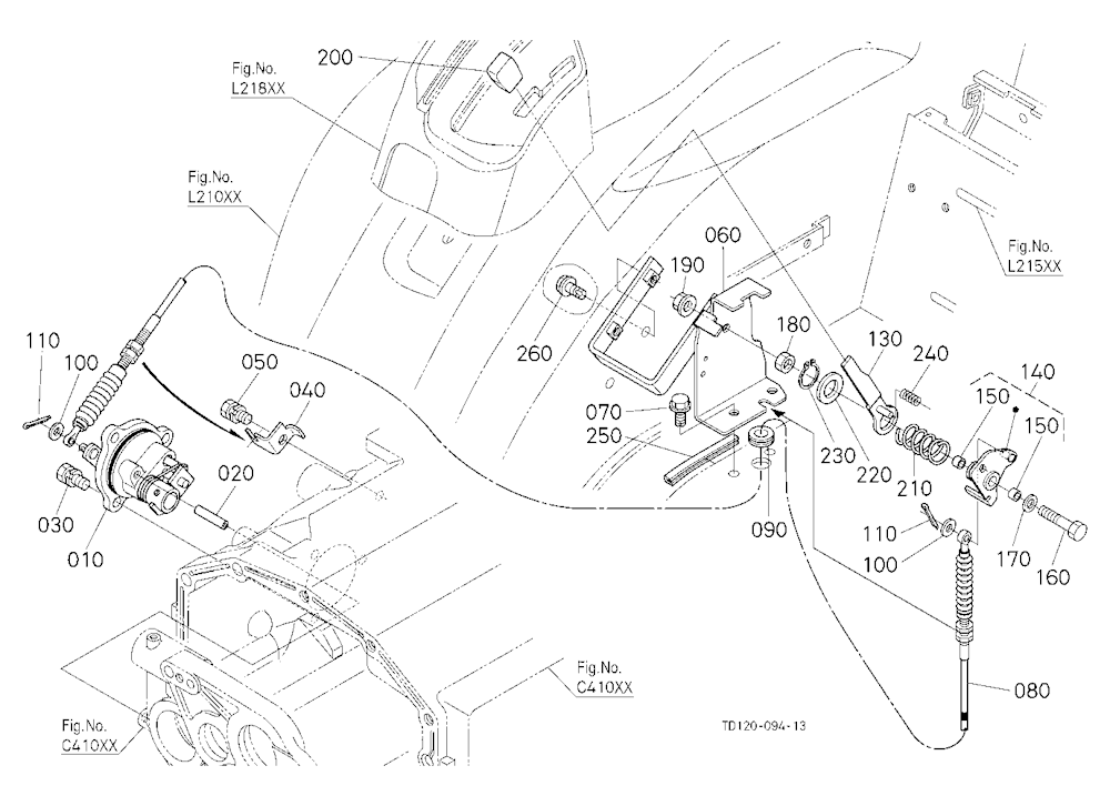 Pto Clutch Control Lever [Except Hst Type]
