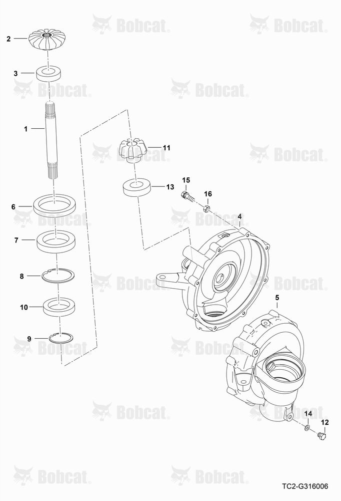 Front Axle Case Group