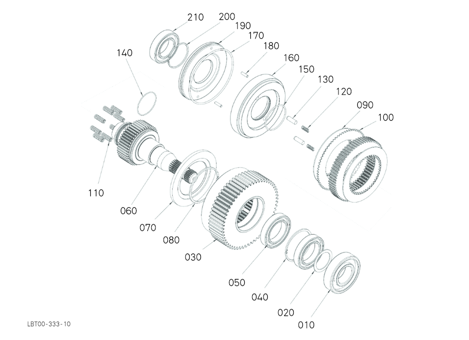 Clutch - U C3 Z57 M35-S-Spl-21 L 282