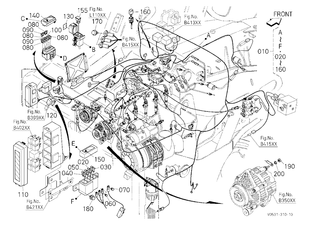 Wire Harness (Engine) [Except High Flow]