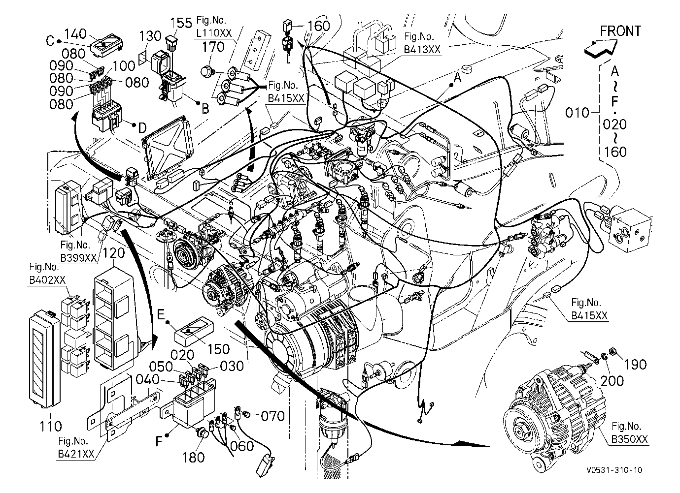 Wire Harness (Engine) [Except High Flow]