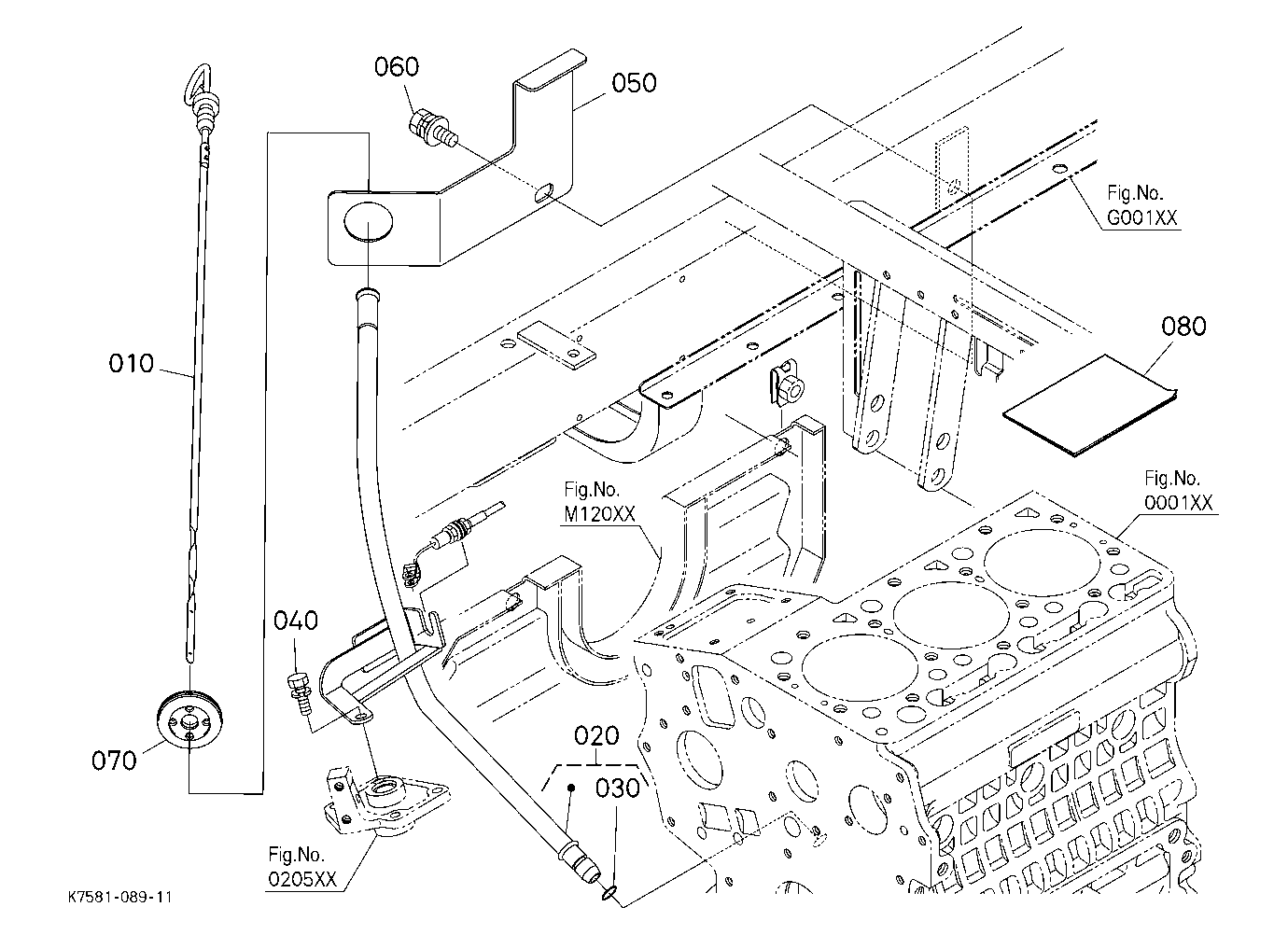 Engine Oil Gauge Kit (W/G.No.V4402) [Option]