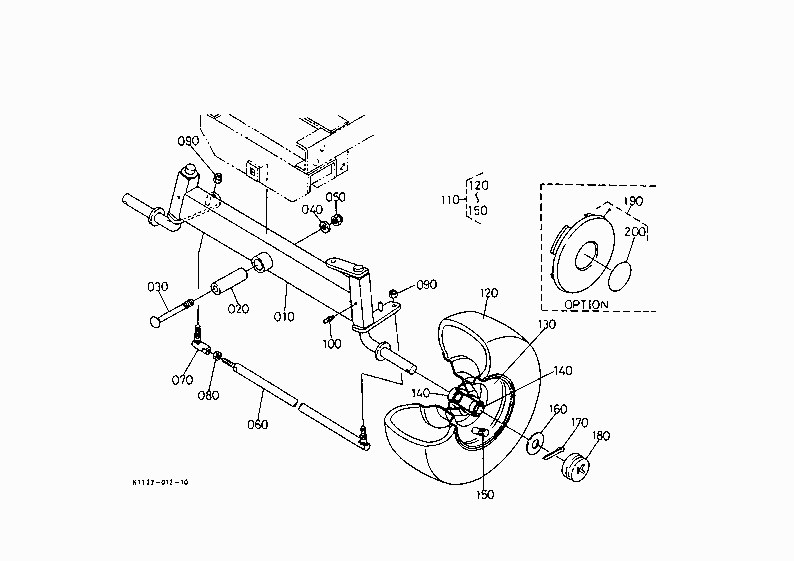 FRONT AXLE/FRONT WHEEL