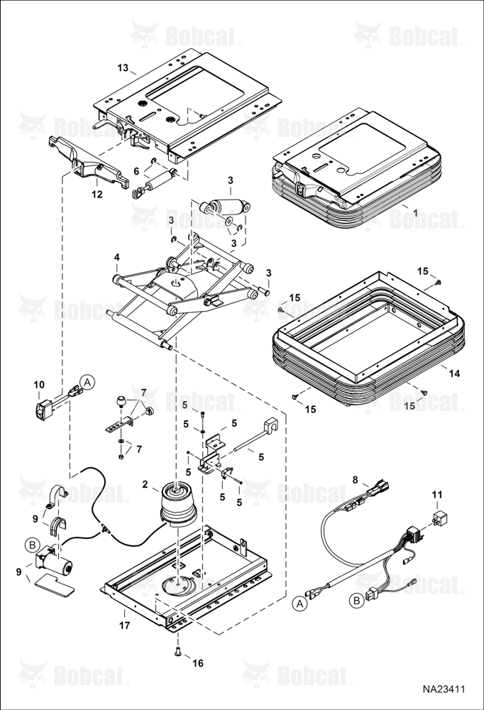 Seats (Premium) (Air Suspension) (Suspension Assembly)