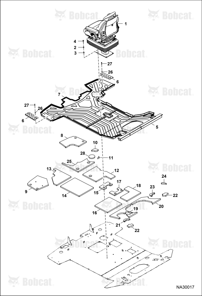 Operator CAB (Seat & Floormat)