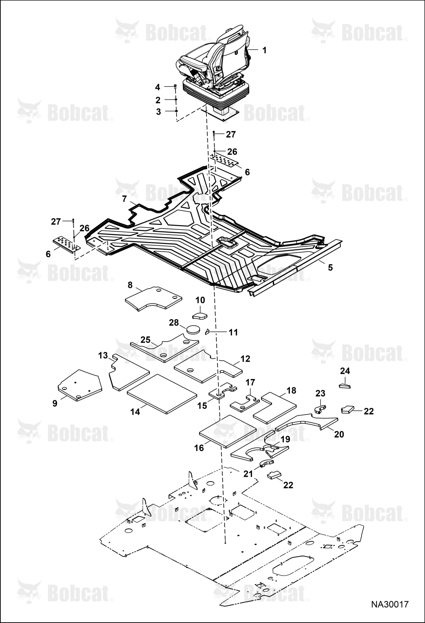 Operator CAB (Seat & Floormat)