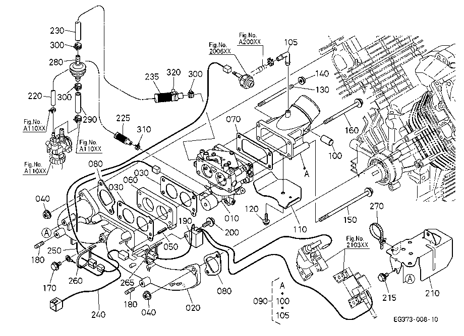 Inlet Manifold And Carburettor