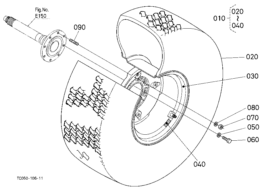 Rear Wheel(44*18-20)