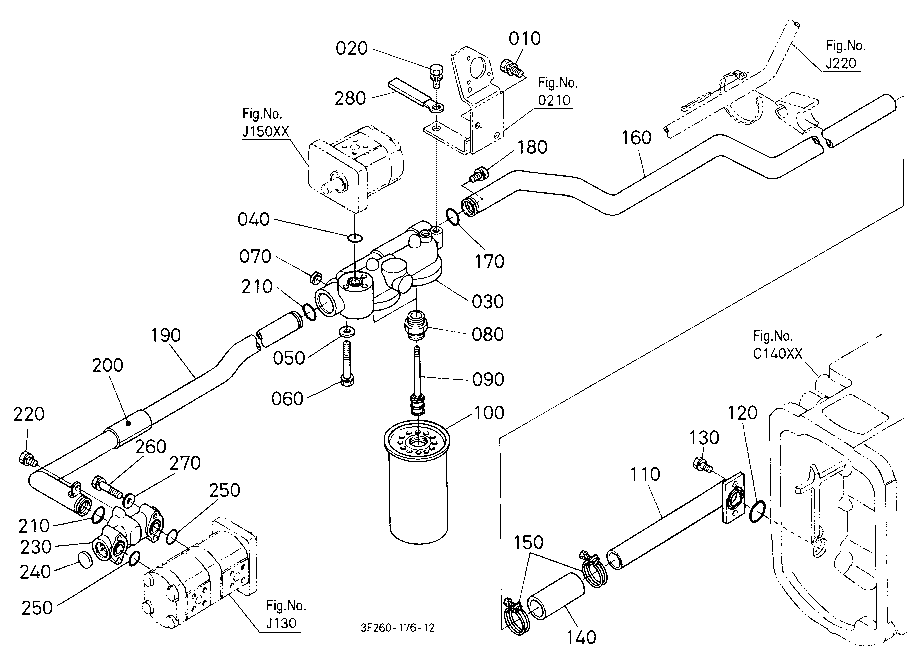 Hydraulic Pipe (Suction)