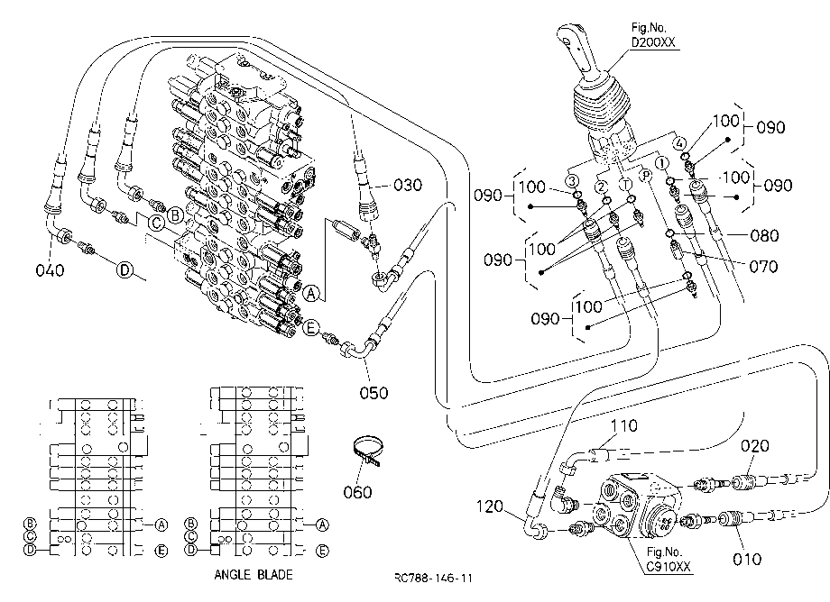 Oil Piping (Control Rh)