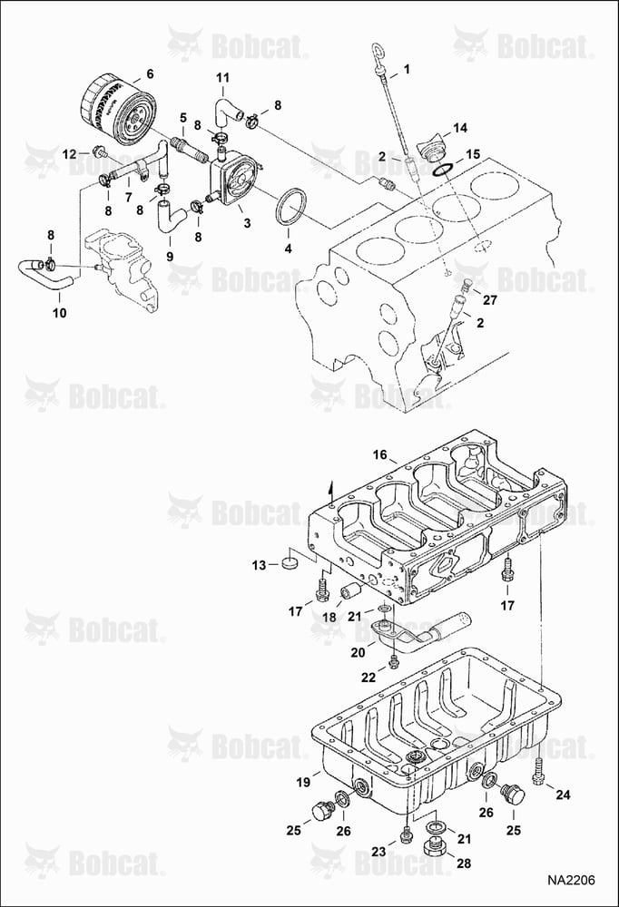 Oil Pan & Cooler (Kubota)