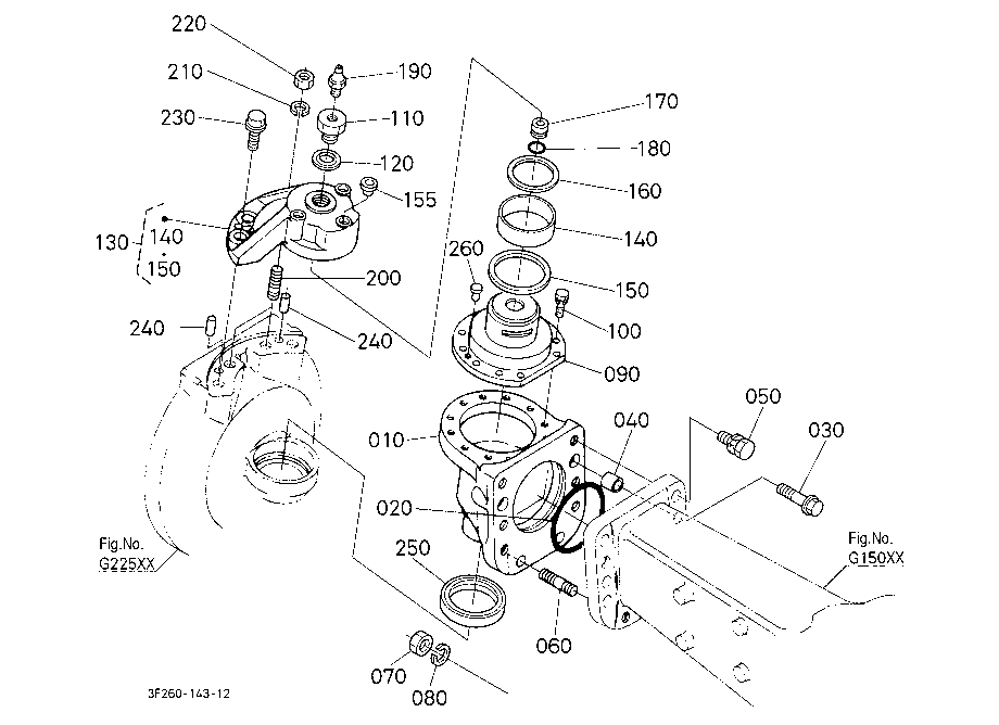 Bevel Gear Case Rh
