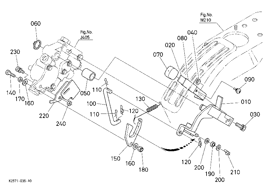Pto Gear Shift Lever