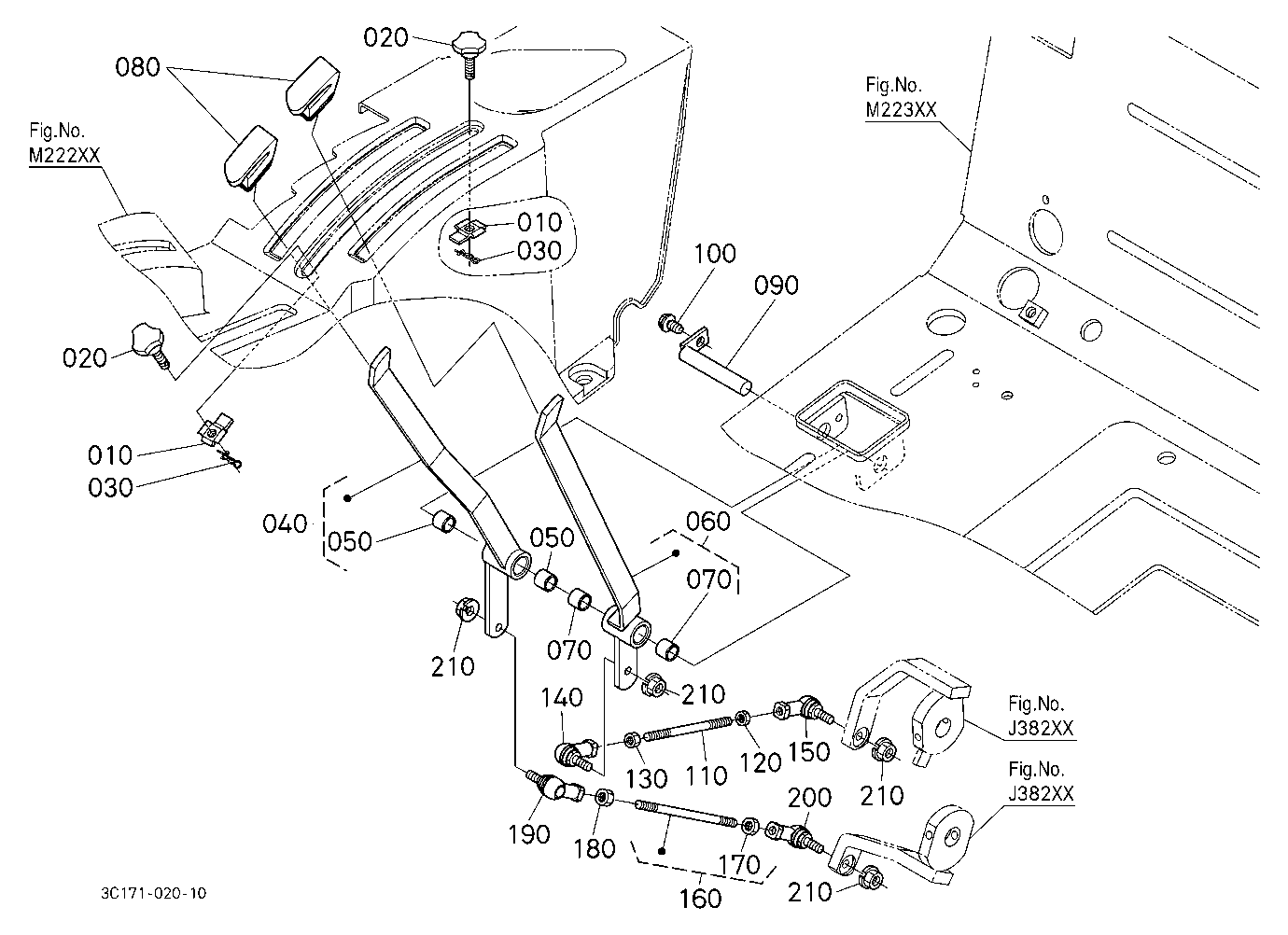 Draft And Position Control Lever