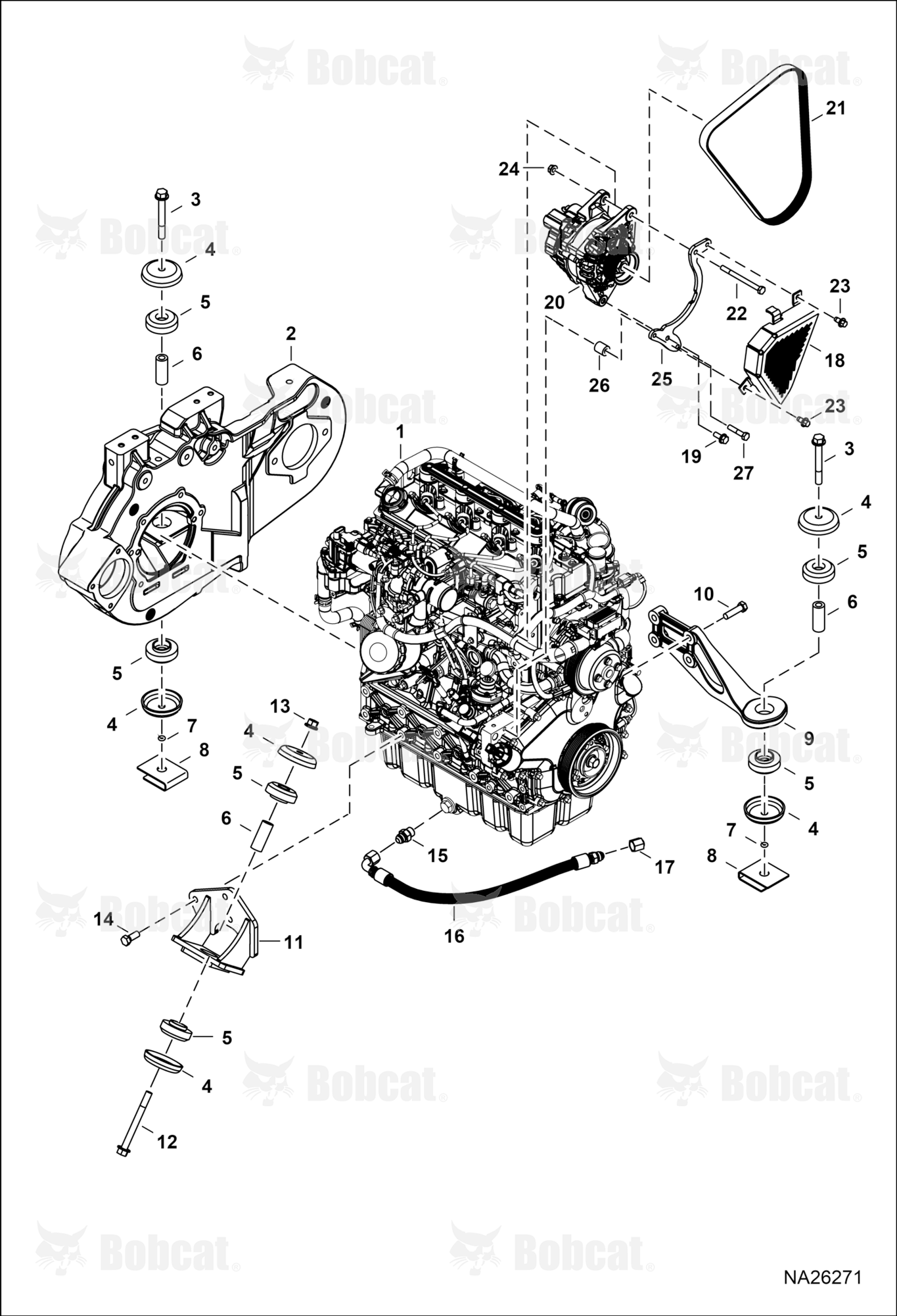 Engine & Attaching Parts (Engine Mounts)
