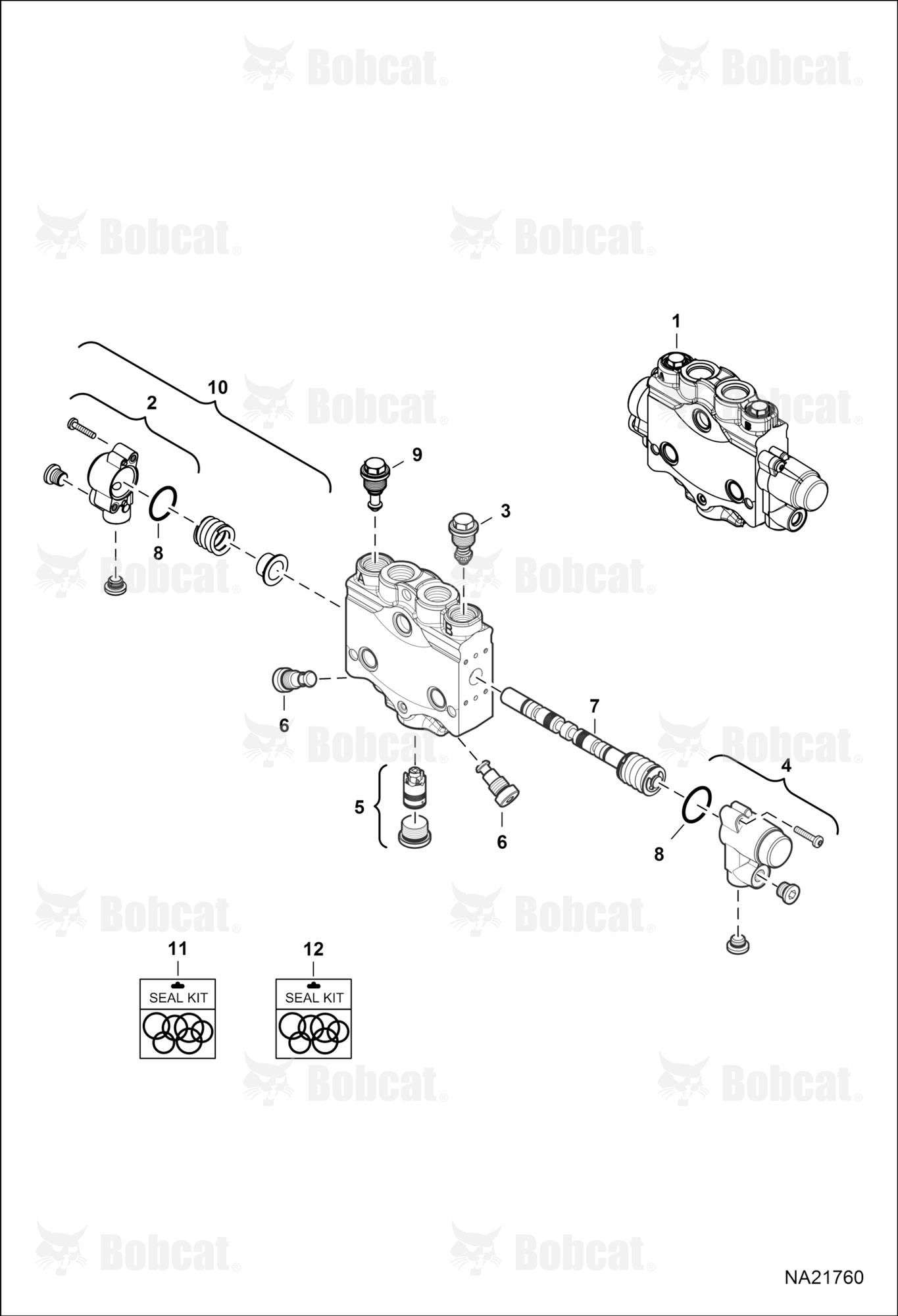Hydraulic Control Valve (Blade Section)