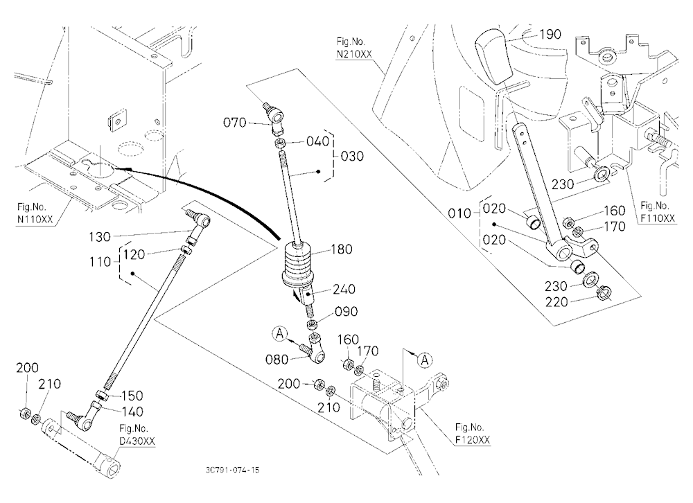 Range And Creep Gear Shift Lever