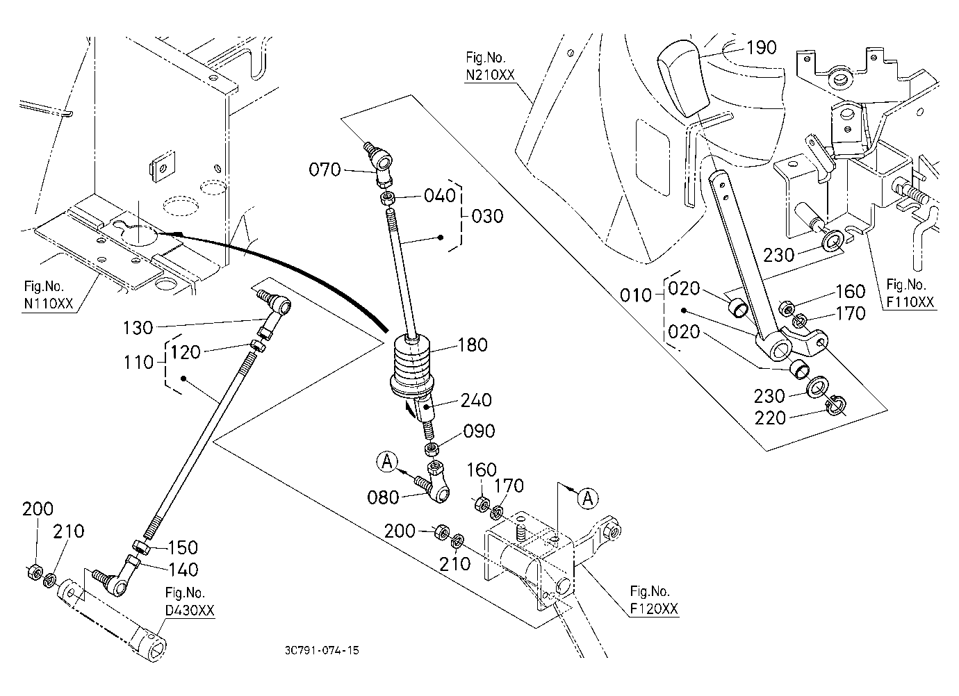 Range And Creep Gear Shift Lever