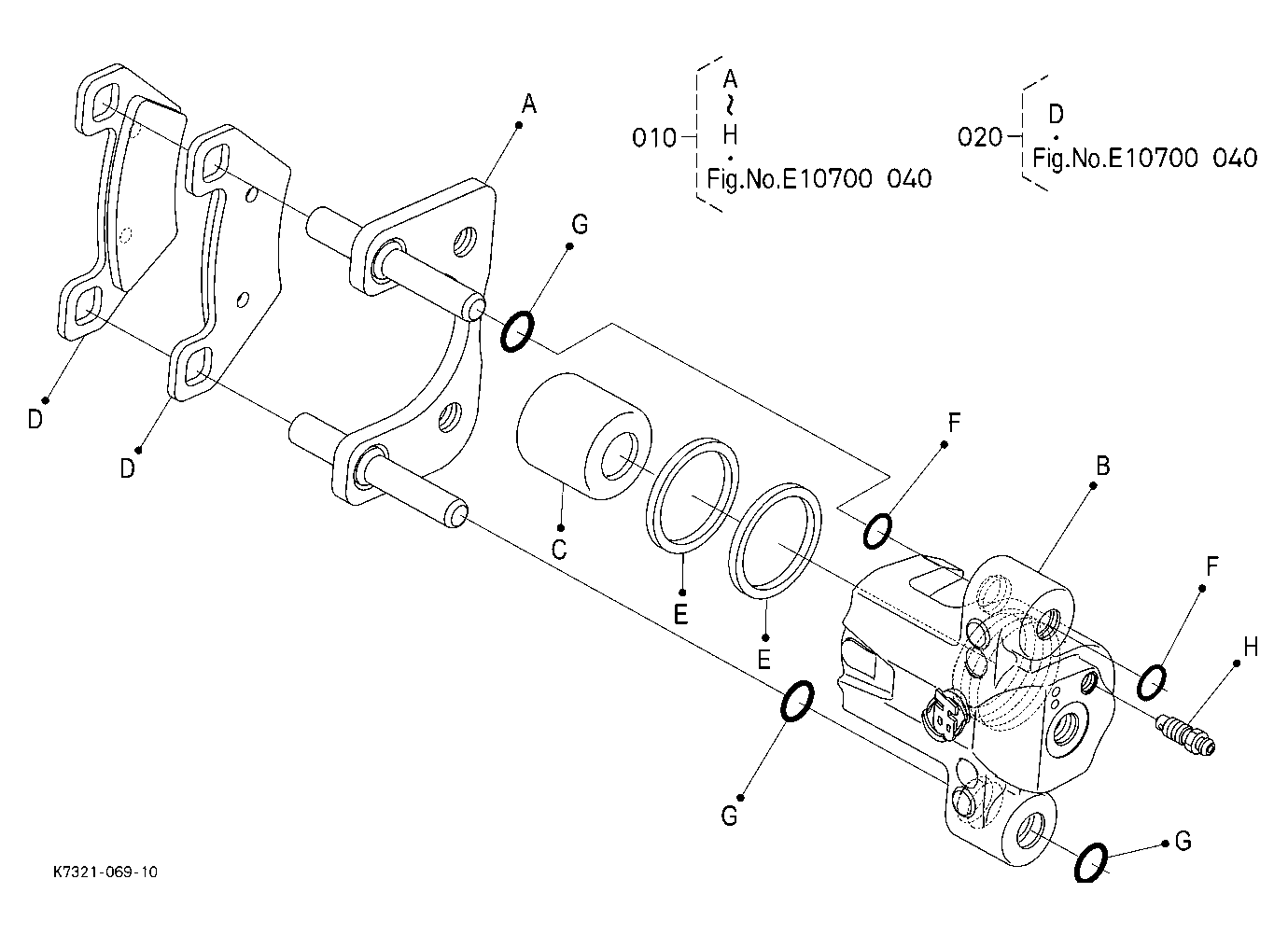 Front Brake (Right) [Component Parts]