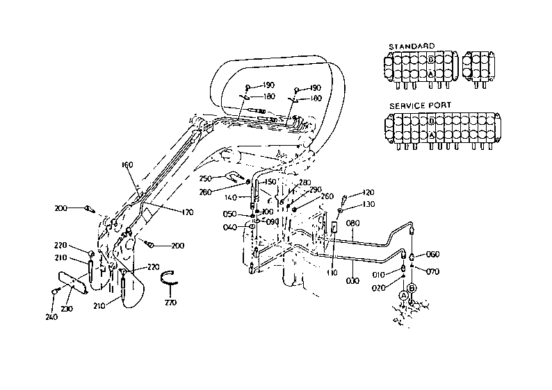 Oil Piping (Bucket)
