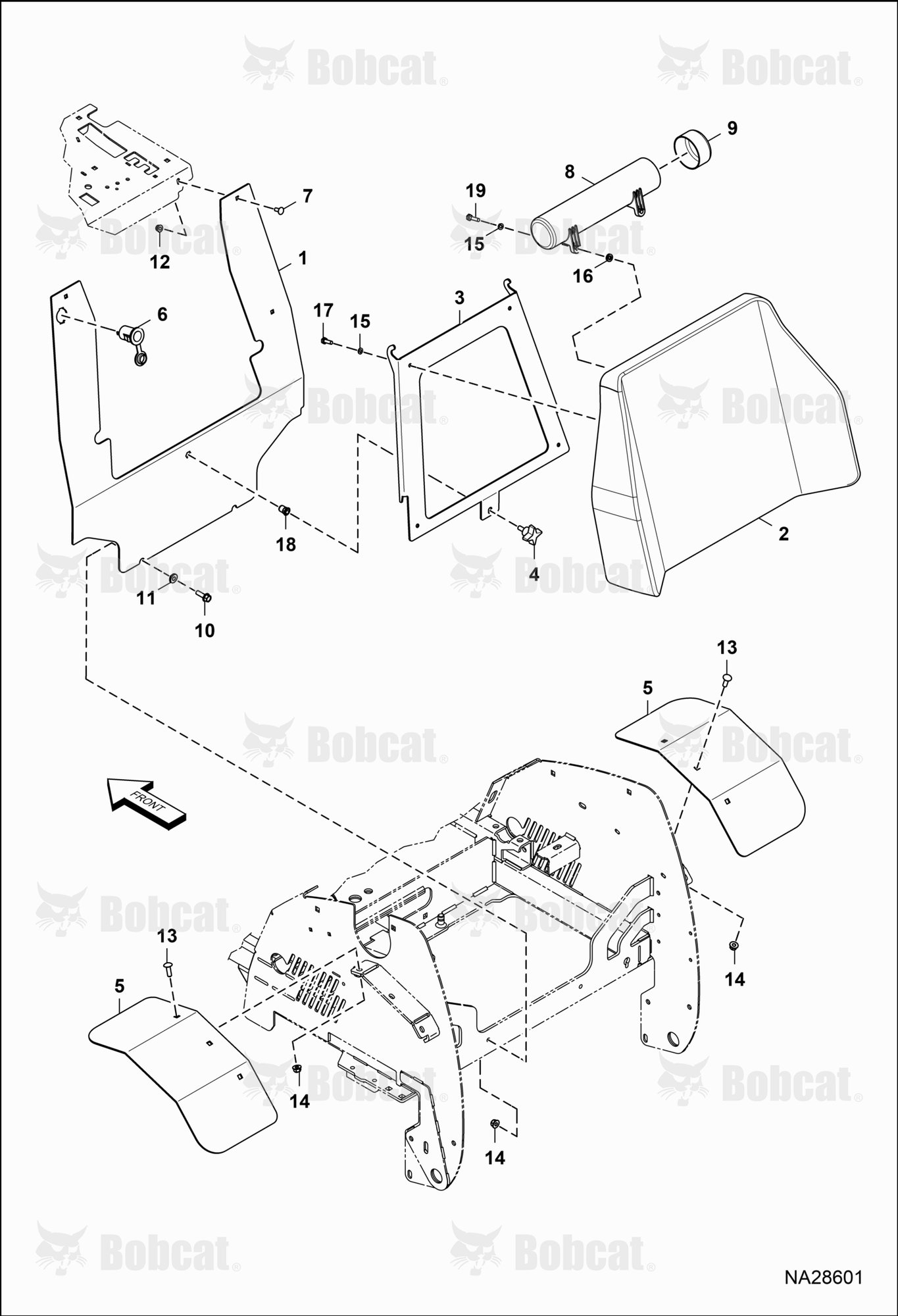 Rider Pad & Fender Assembly