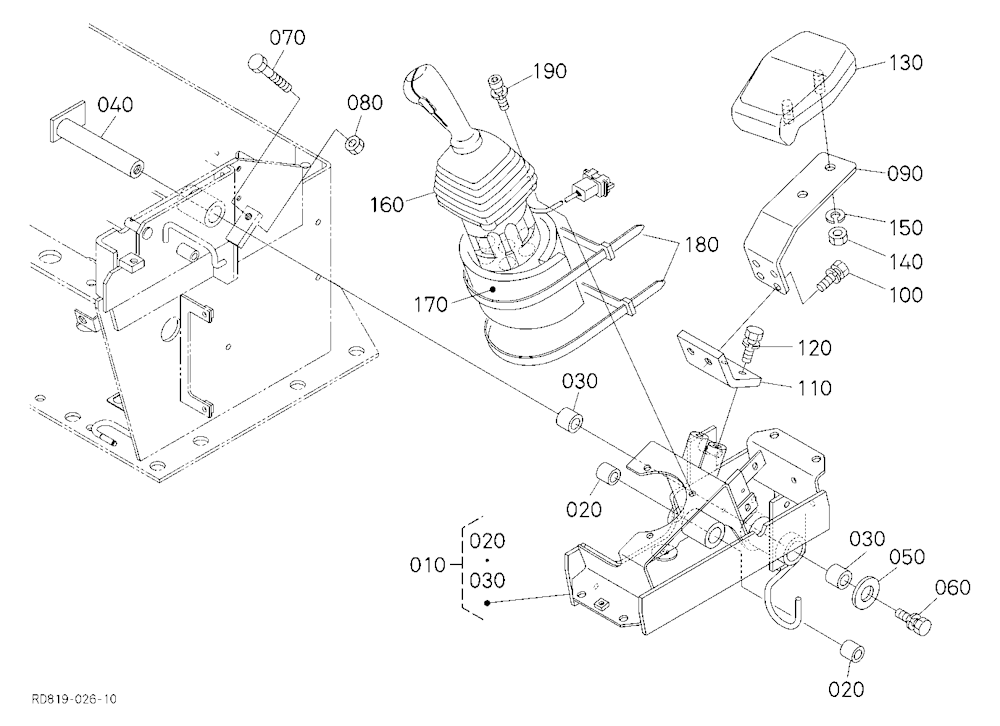 Control Lever (Lever Lh)