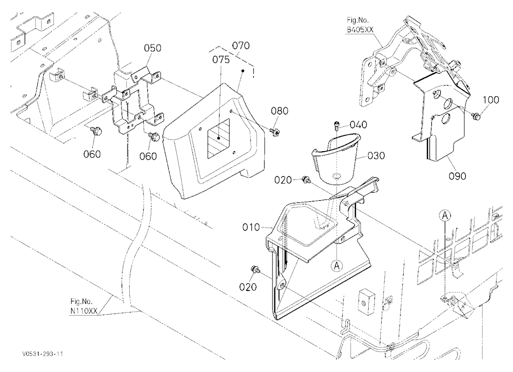 Cover (Meter/Service Port/Drink Holder)