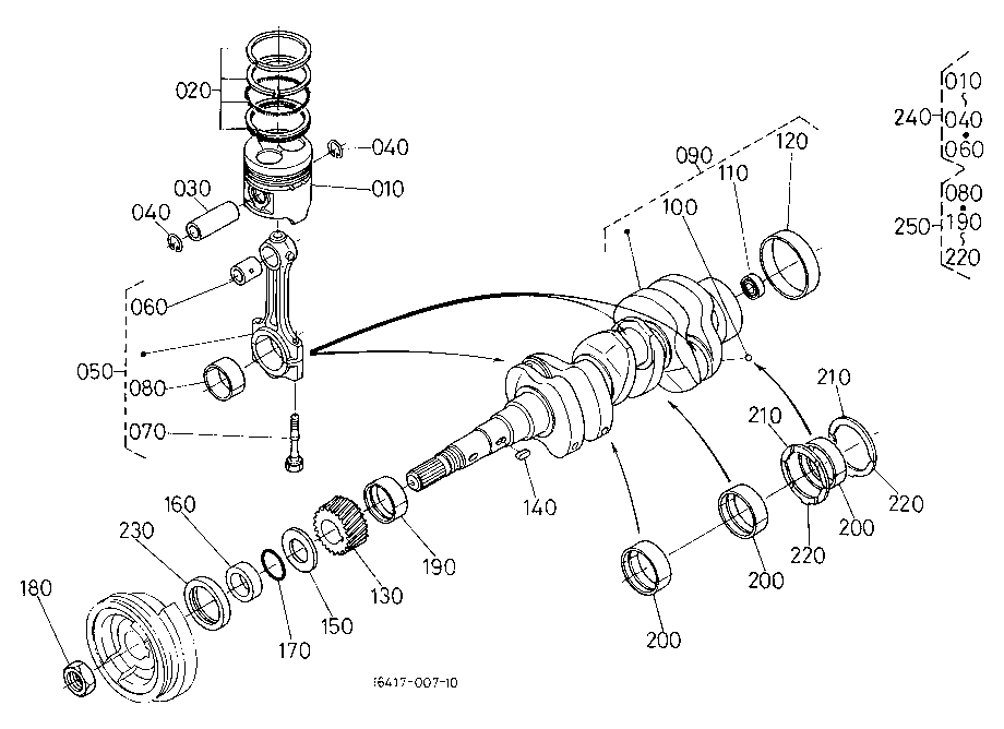 Piston/Crankshaft