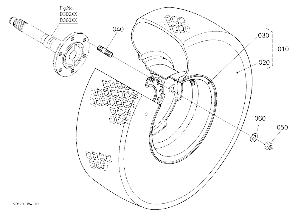 Rear Wheel (33*12.5-15)