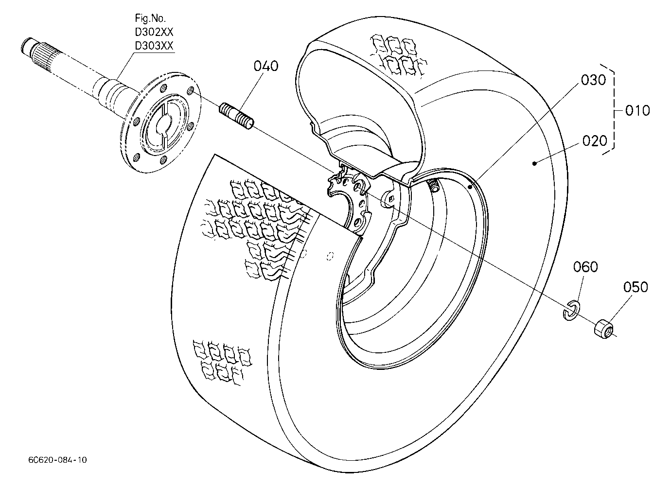 Rear Wheel (33*12.5-15)