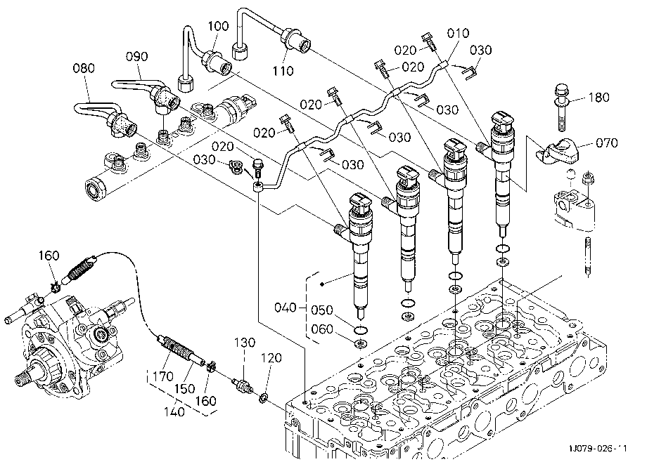 Injector And Glow Plug