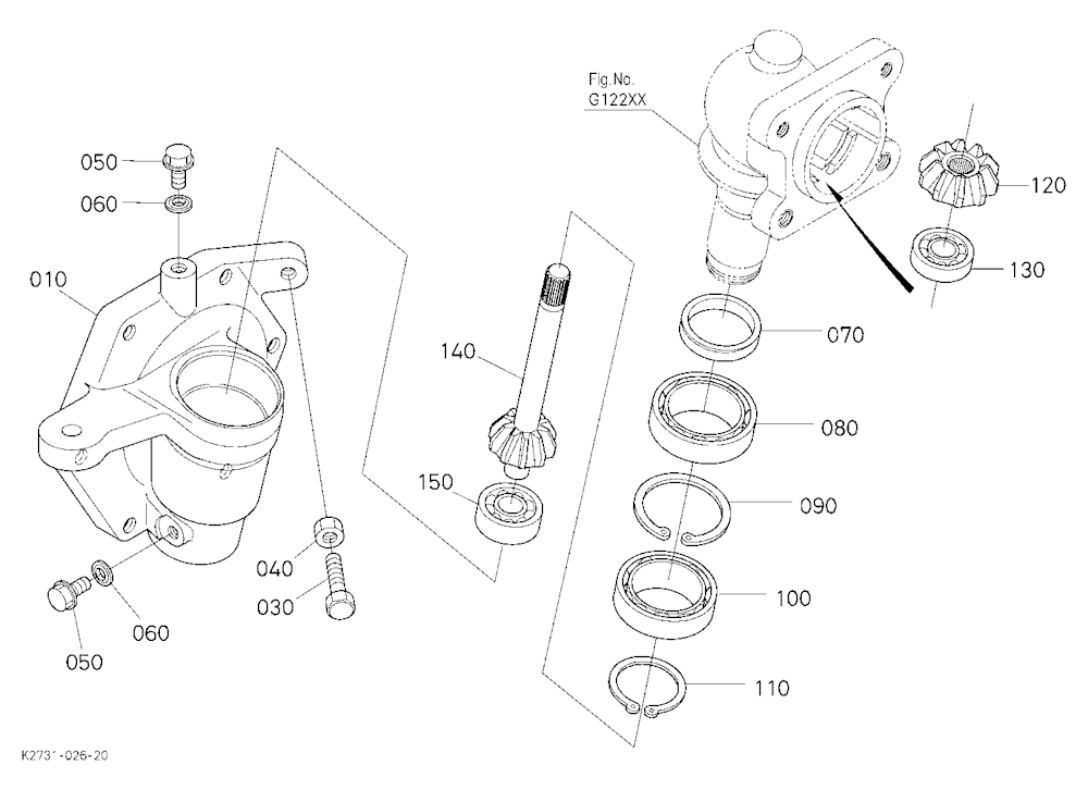 Front Axle Case Rh