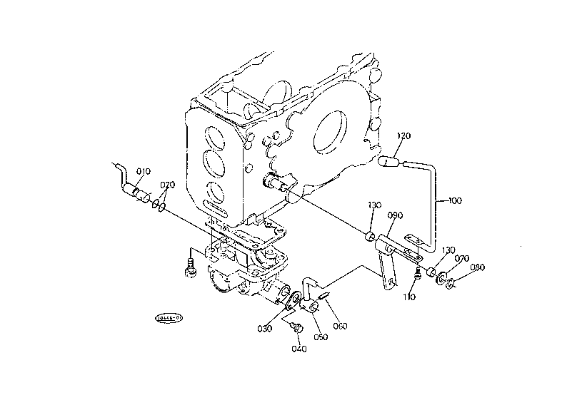 Front Wheel Drive Lever [W/O I.Mid Pto]
