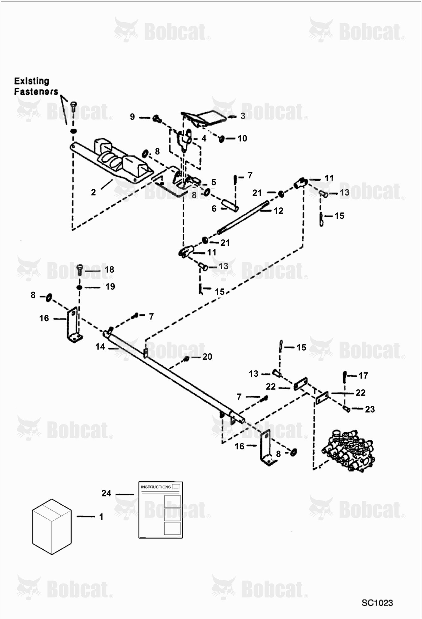 Auxiliary Hydraulics (BOBCAT - 6.9GPM)