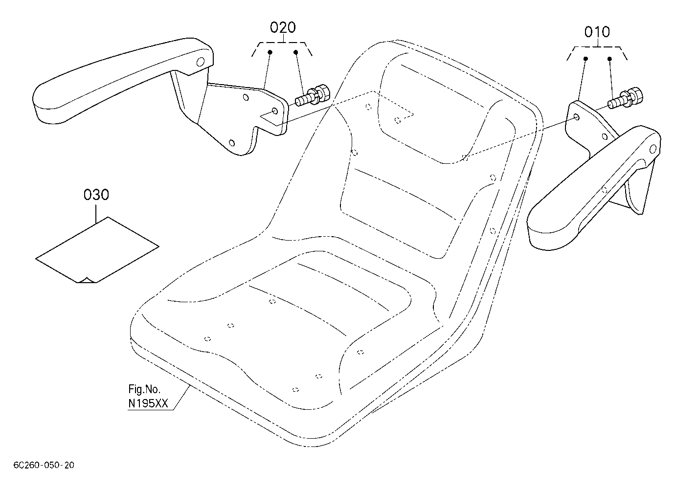 Armrest Kit (W/G.No.B7358) [Option]