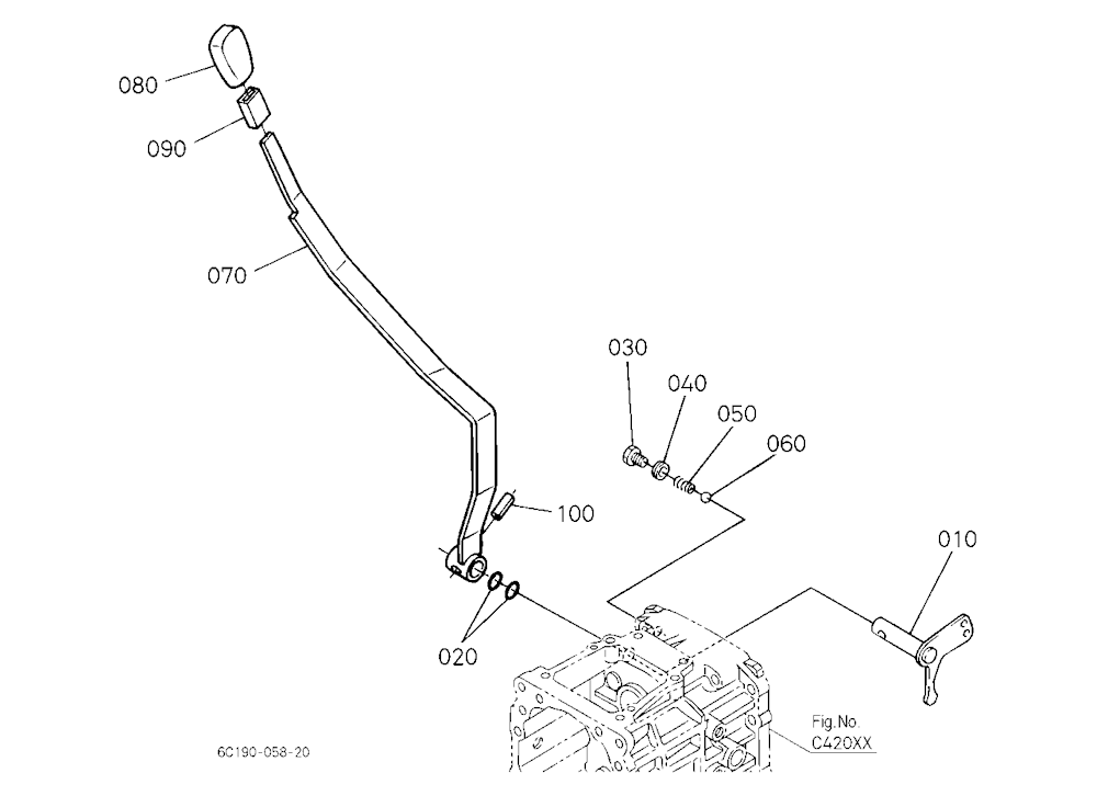 Front Wheel Drive Lever