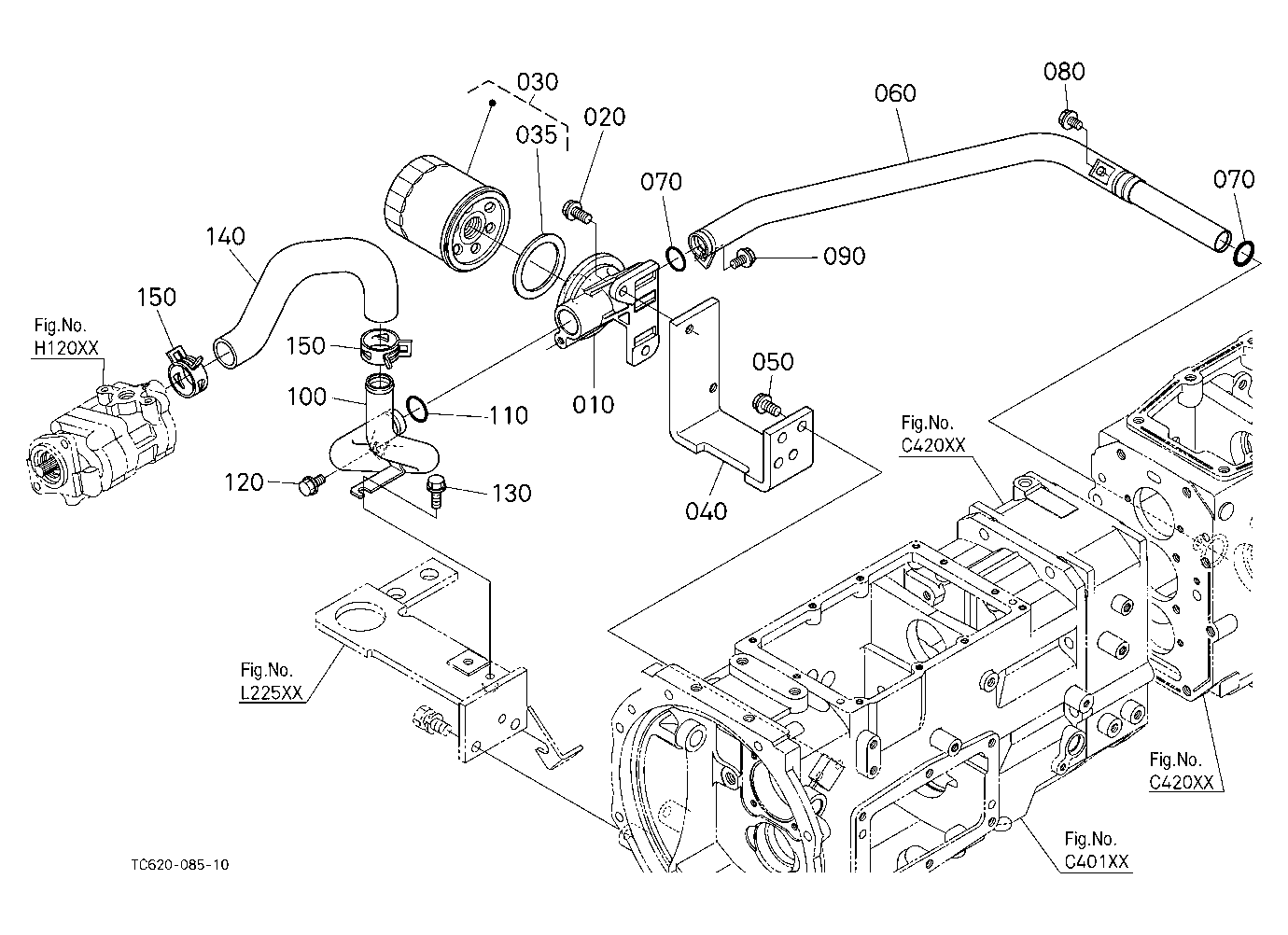 Hydraulic Oil Line (Inlet)