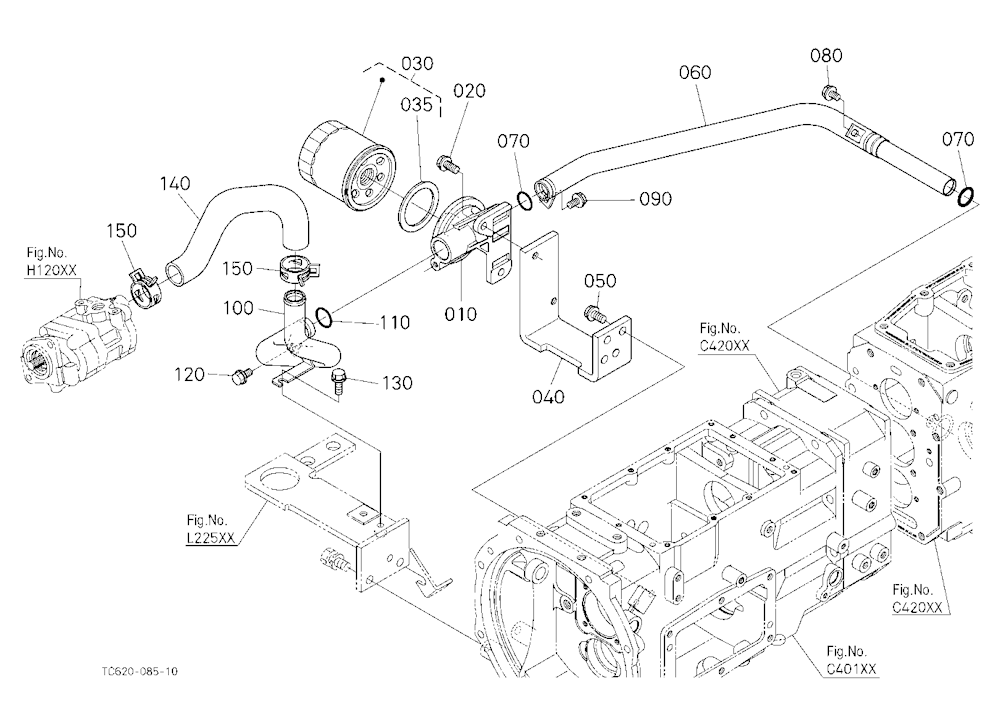 Hydraulic Oil Line (Inlet)