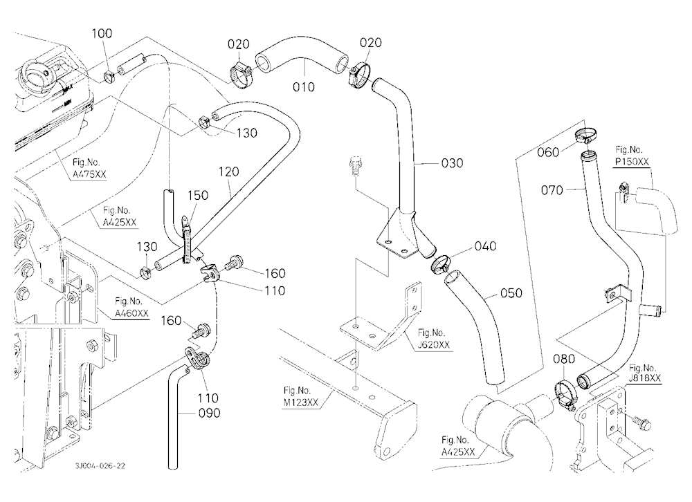 Reserve Tank Hose [With Pneumatic Traler Brake]