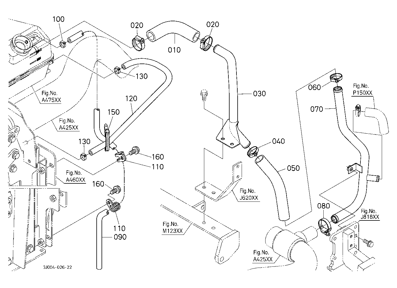 Reserve Tank Hose [With Pneumatic Traler Brake]