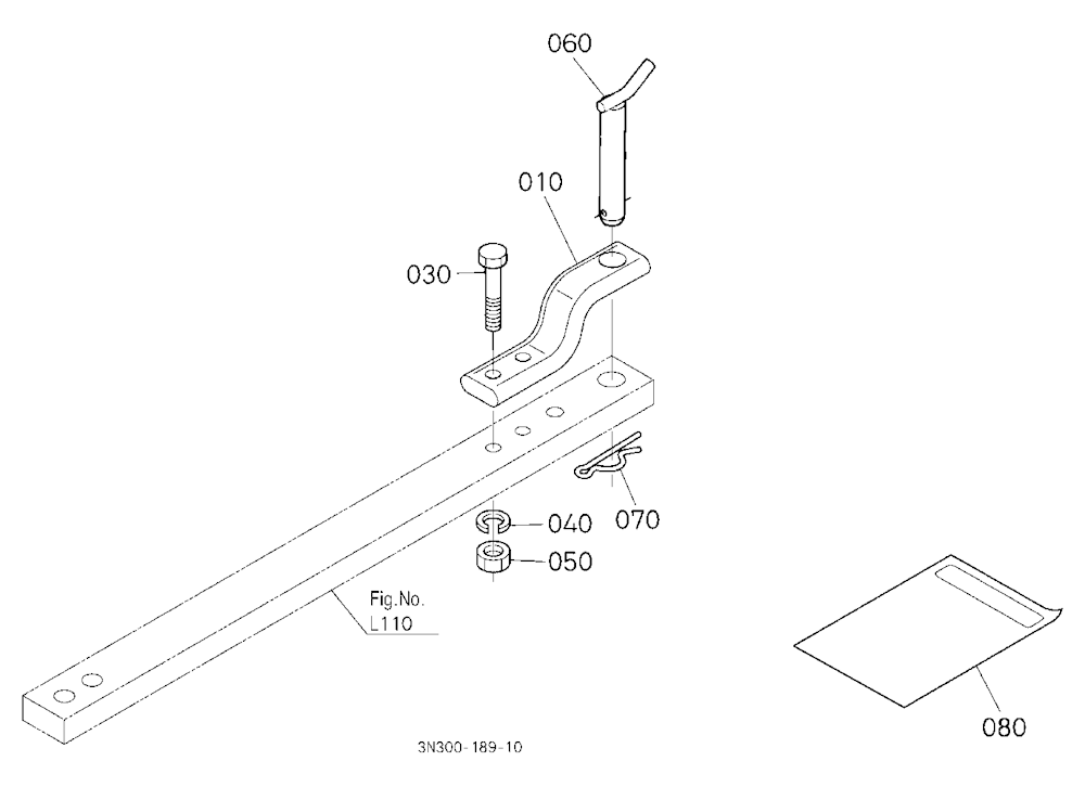 Drawbar/Hitch (W/G No.M9289) [Option]