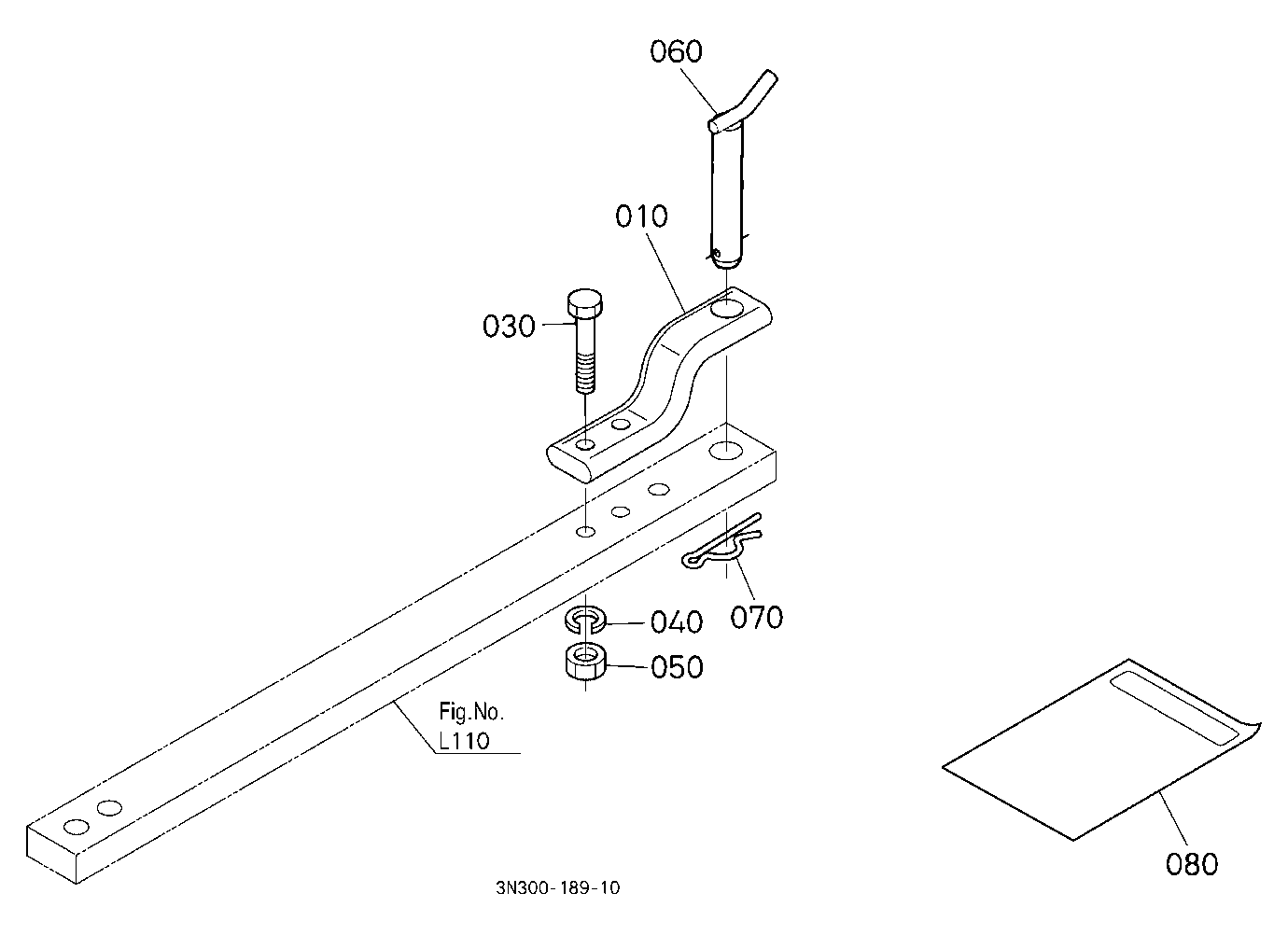 Drawbar/Hitch (W/G No.M9289) [Option]