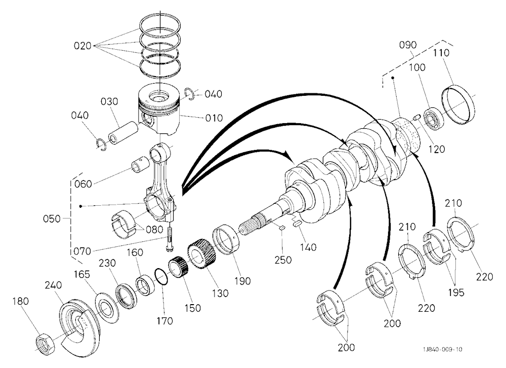 Piston And Crankshaft