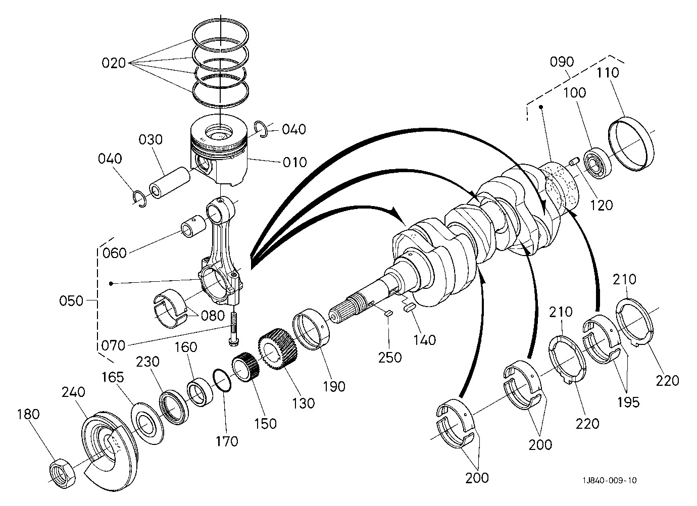 Piston And Crankshaft