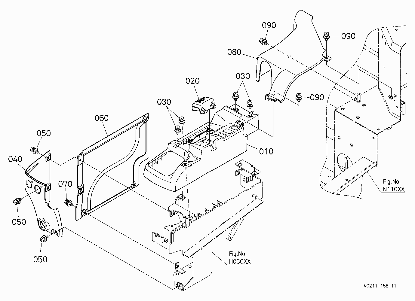 COVER (LH) (HYDRAULIC) [HYDRAULIC HITCH]