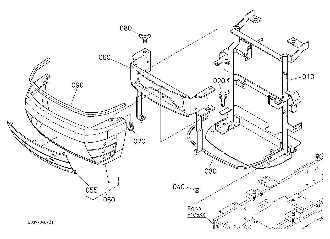 Hood(Bonnet) Front Support