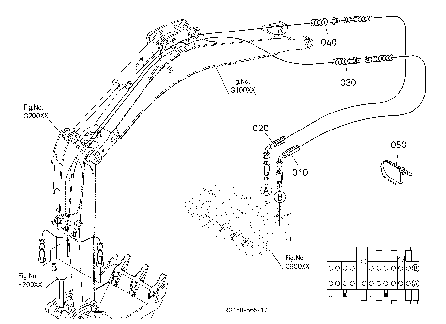 Oil Piping (Bucket)