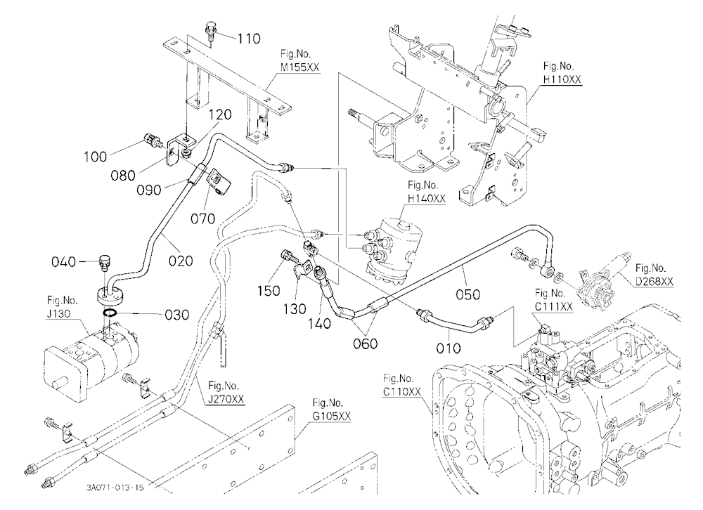 Hydraulic Oil Line (Steering/Pto/Shuttle) [Rops Ty